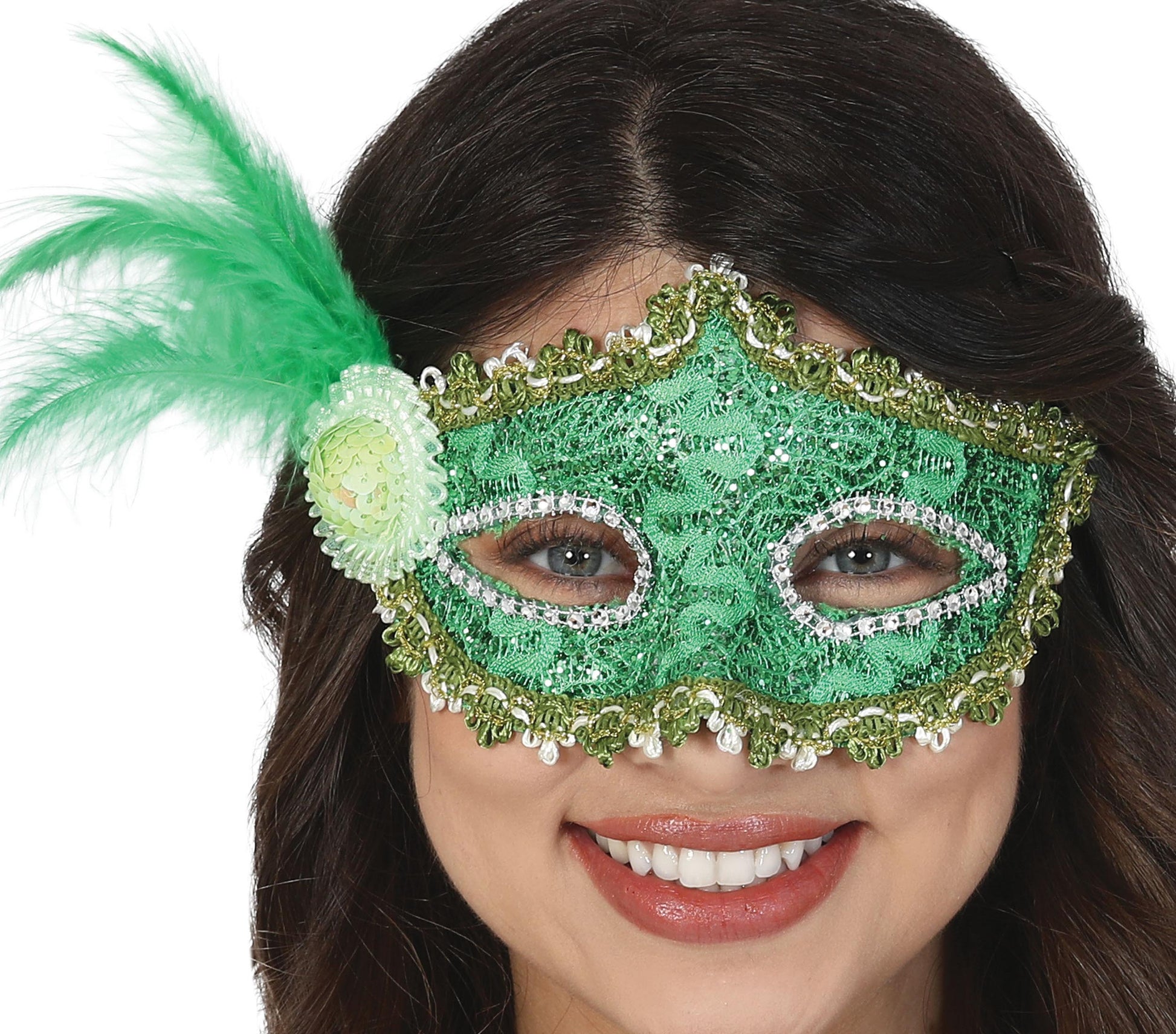 MASK WITH FEATHER