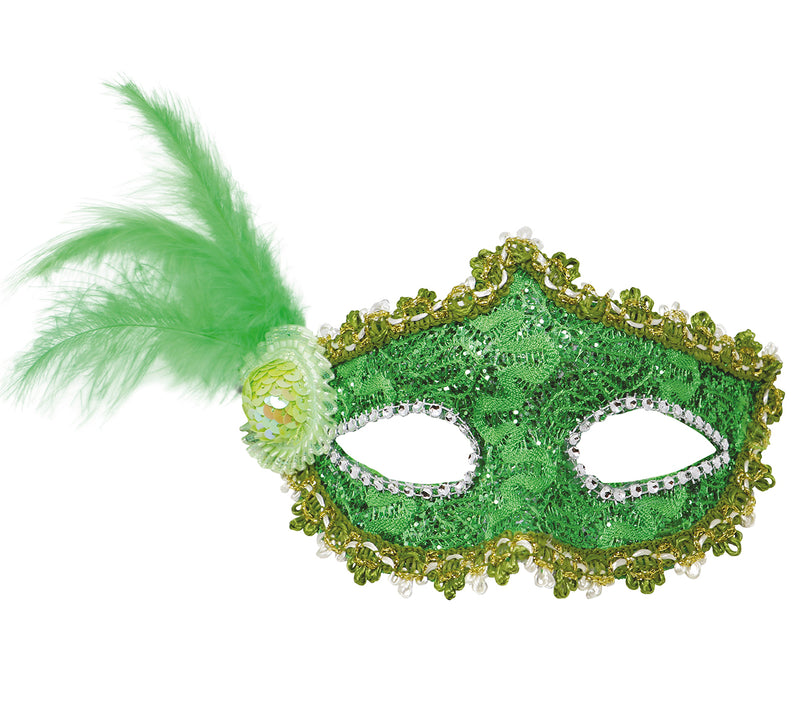 MASK WITH FEATHER