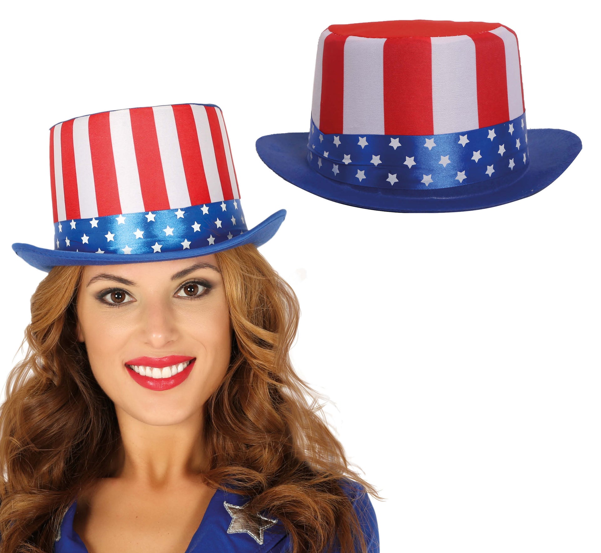 TOP HAT AMERICAN FLAG