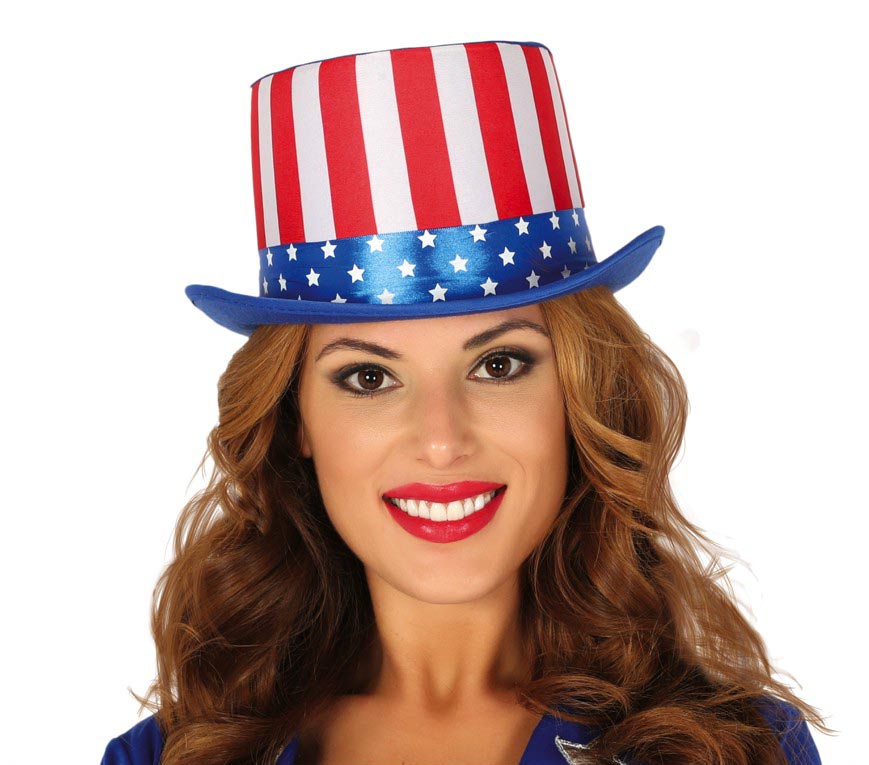 TOP HAT AMERICAN FLAG