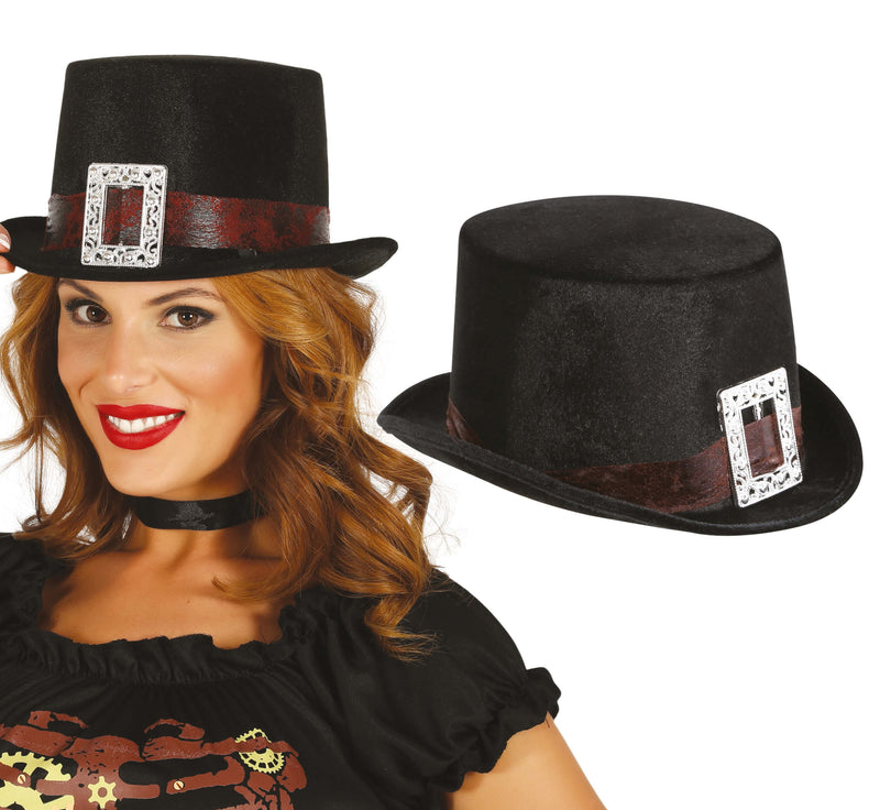 TOP HAT BLACK VELVET