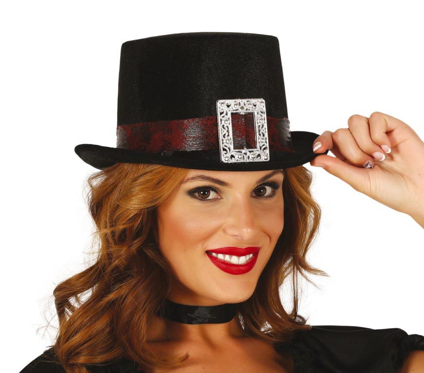 TOP HAT BLACK VELVET