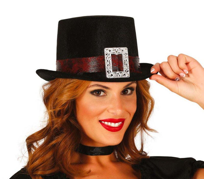 TOP HAT BLACK VELVET