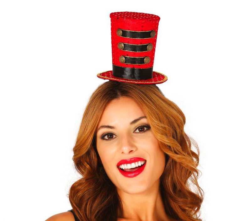 TOP HAT MINI MAJORETTE RED