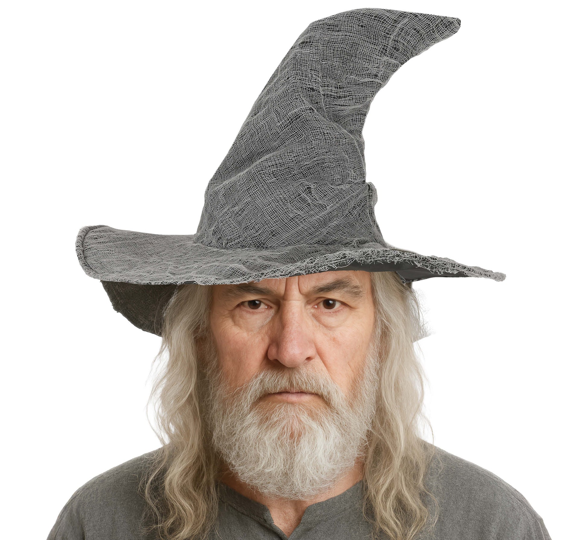 GREY WIZARD HAT
