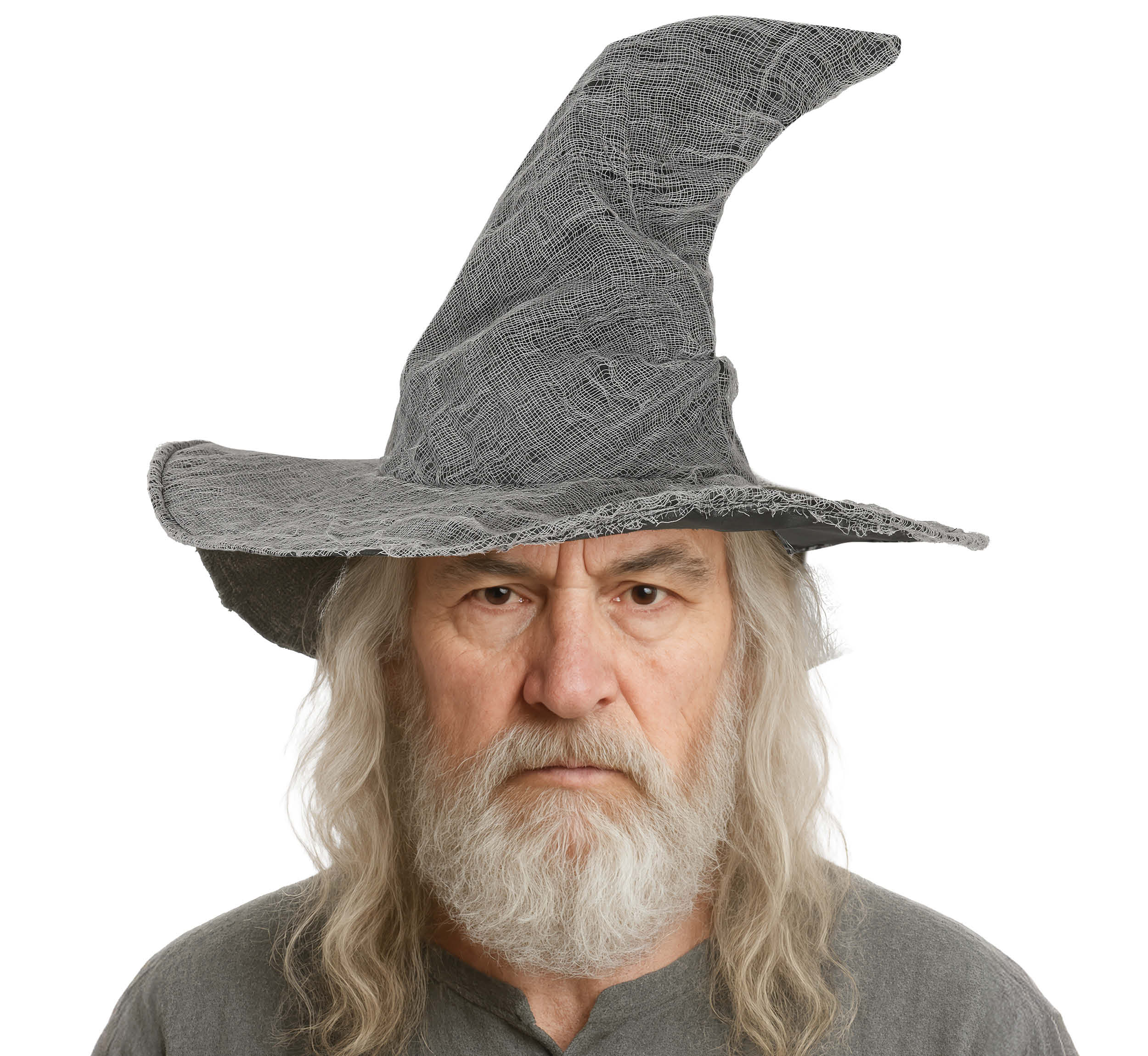 GREY WIZARD HAT