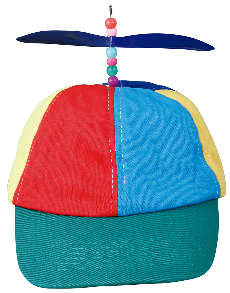 MULTICOLORED CAP WITH FAN