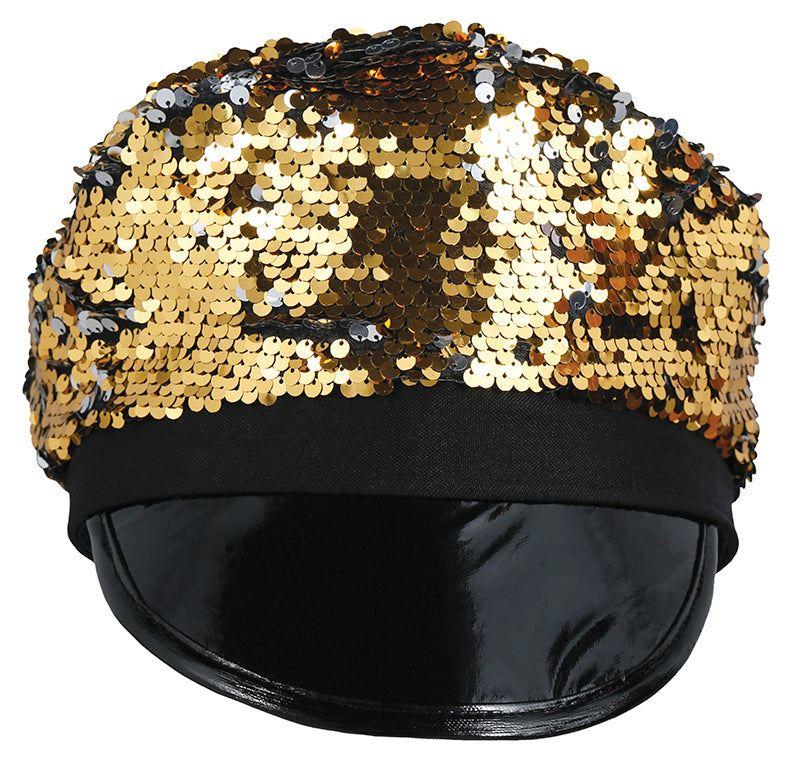 GOLD SEQUIN CAP