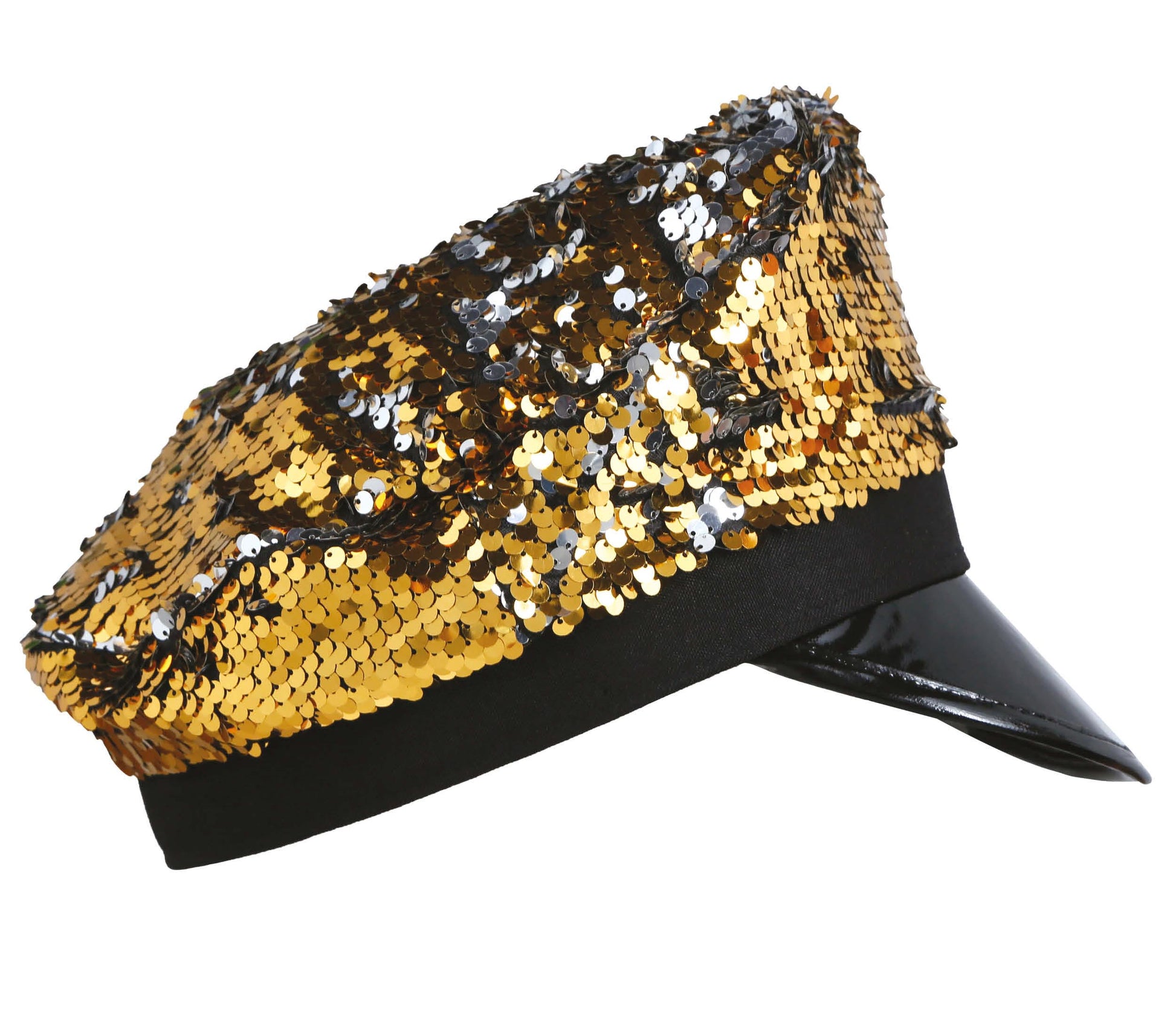 GOLD SEQUIN CAP