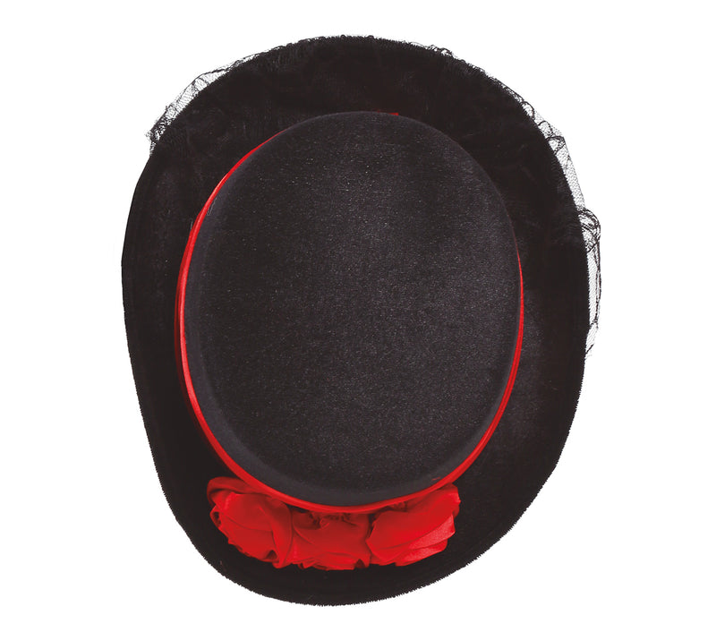 FELT VAMPIRESS TOP HAT