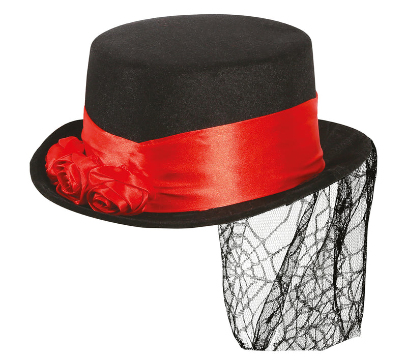 FELT VAMPIRESS TOP HAT