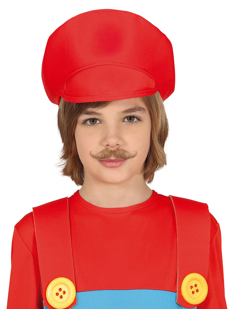 RED PLUMBER CAP FOR CHILDREN