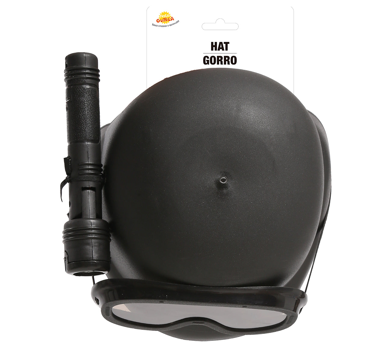 CHILD RIOT HELMET WITH FLASLIGHT