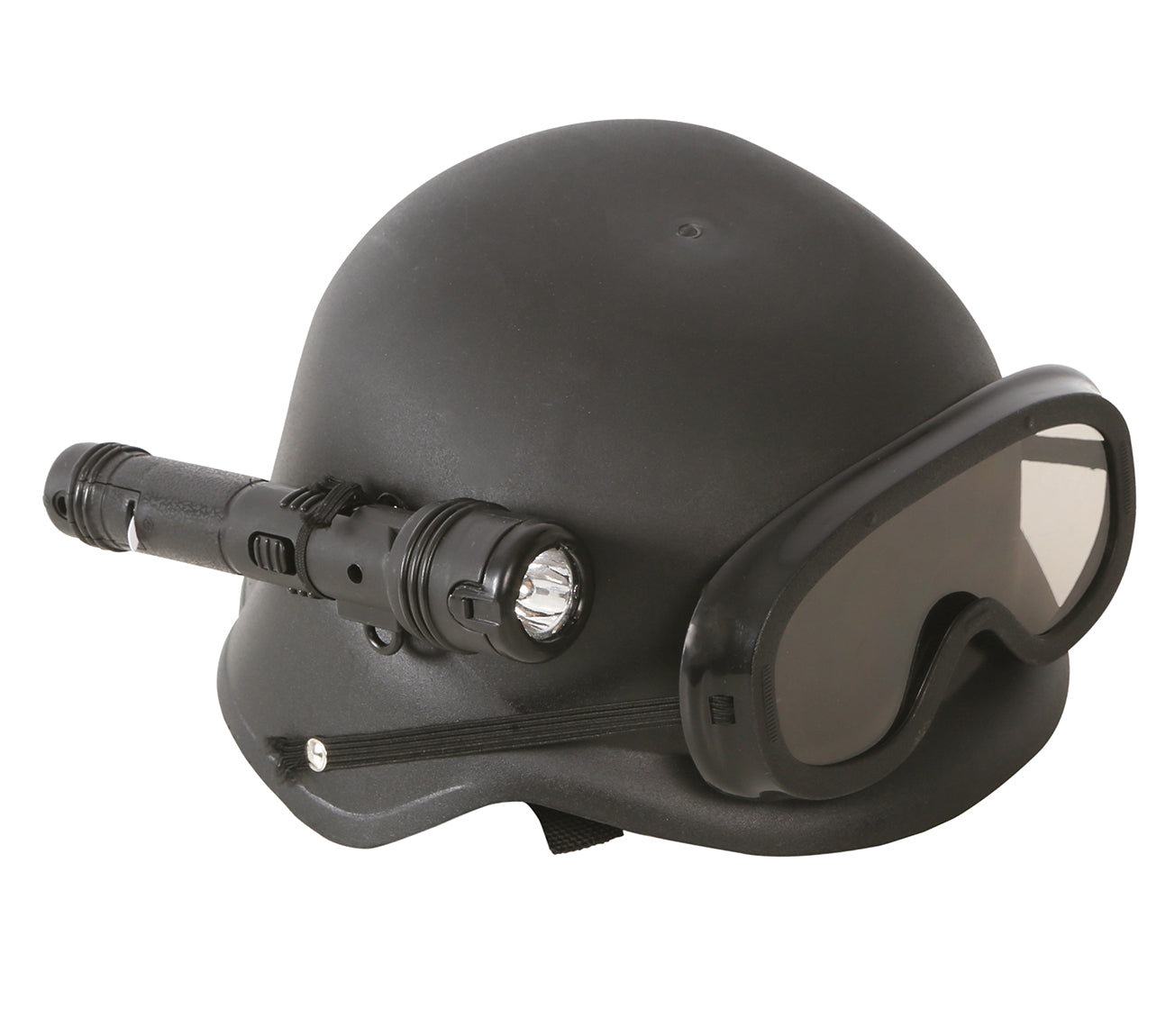 CHILD RIOT HELMET WITH FLASLIGHT