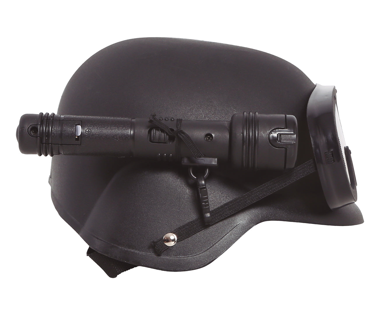 CHILD RIOT HELMET WITH FLASLIGHT
