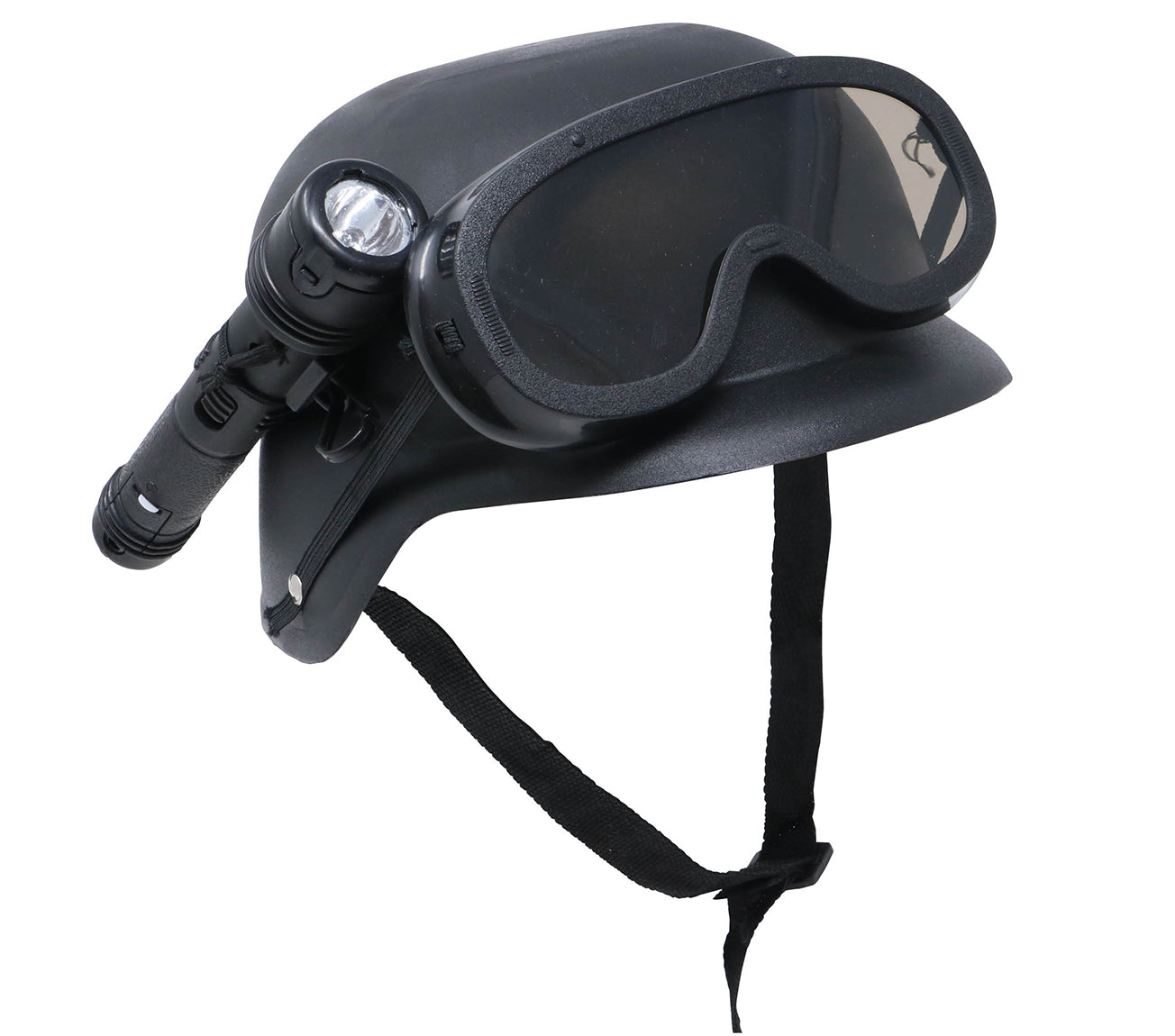 CHILD RIOT HELMET WITH FLASLIGHT