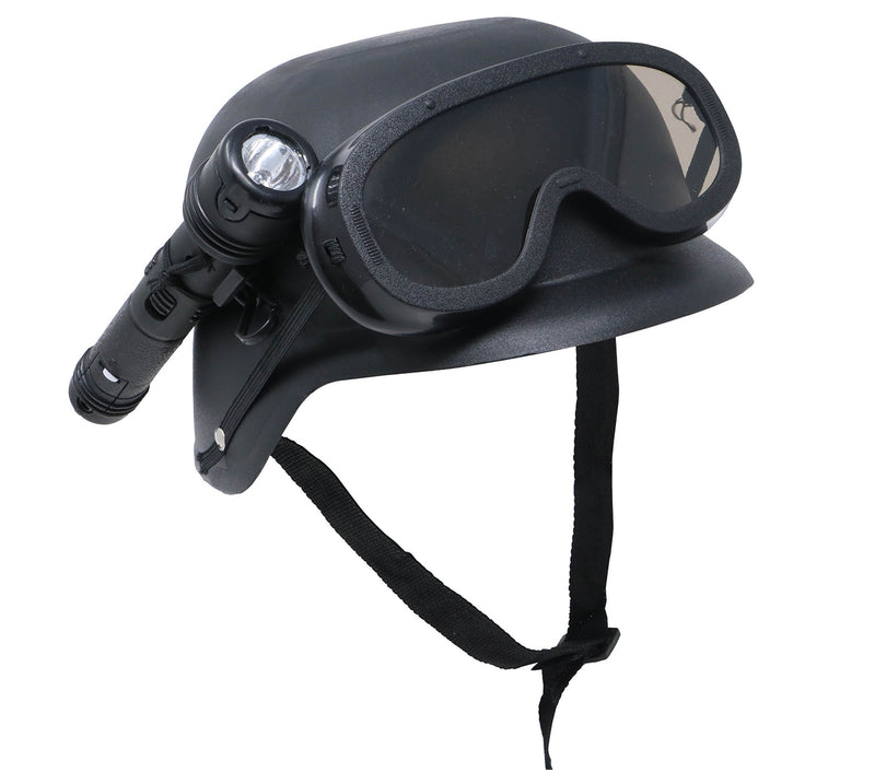 CHILD RIOT HELMET WITH FLASLIGHT