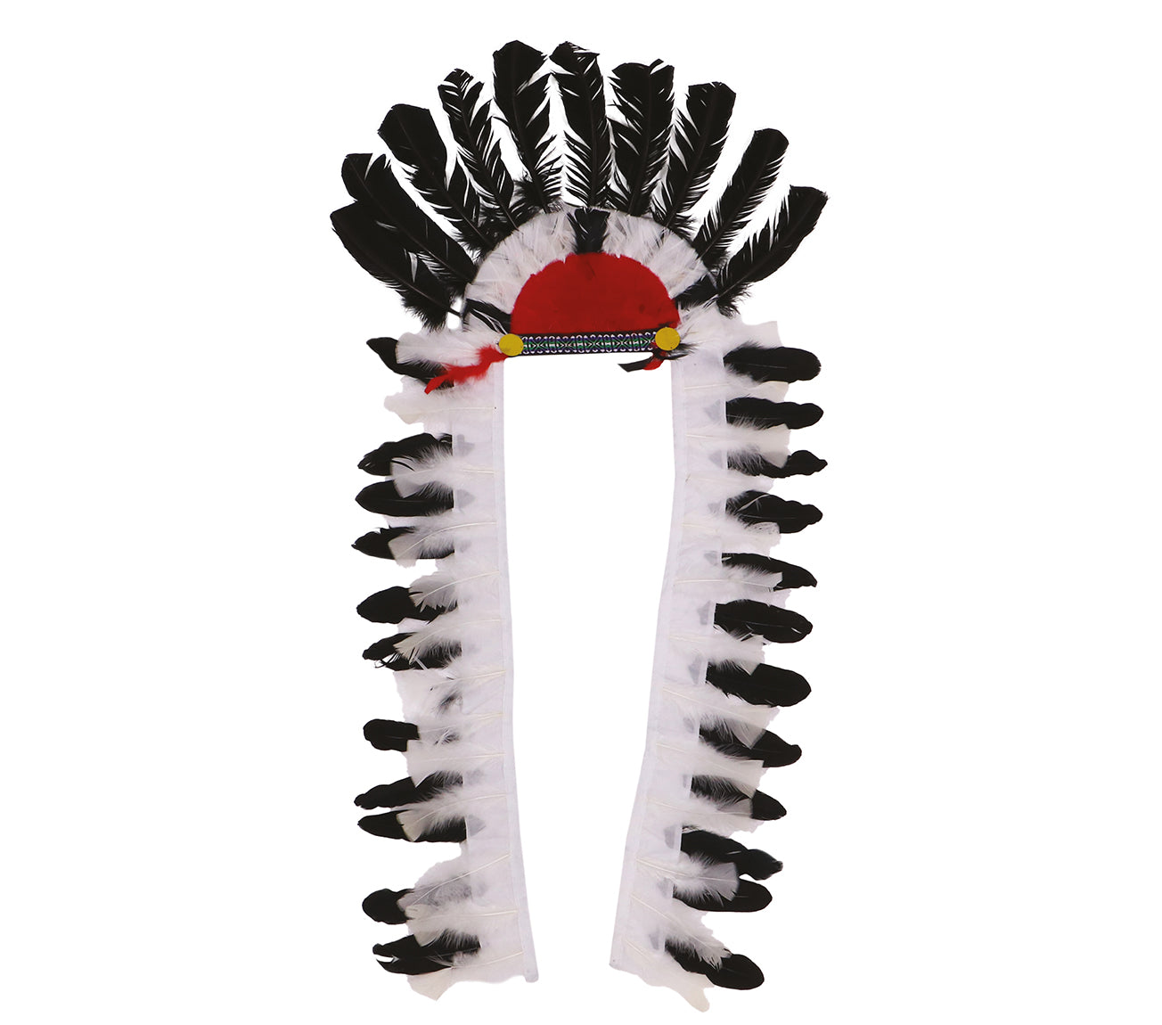 INDIAN FEATHER HEADDRESS, 116 CM