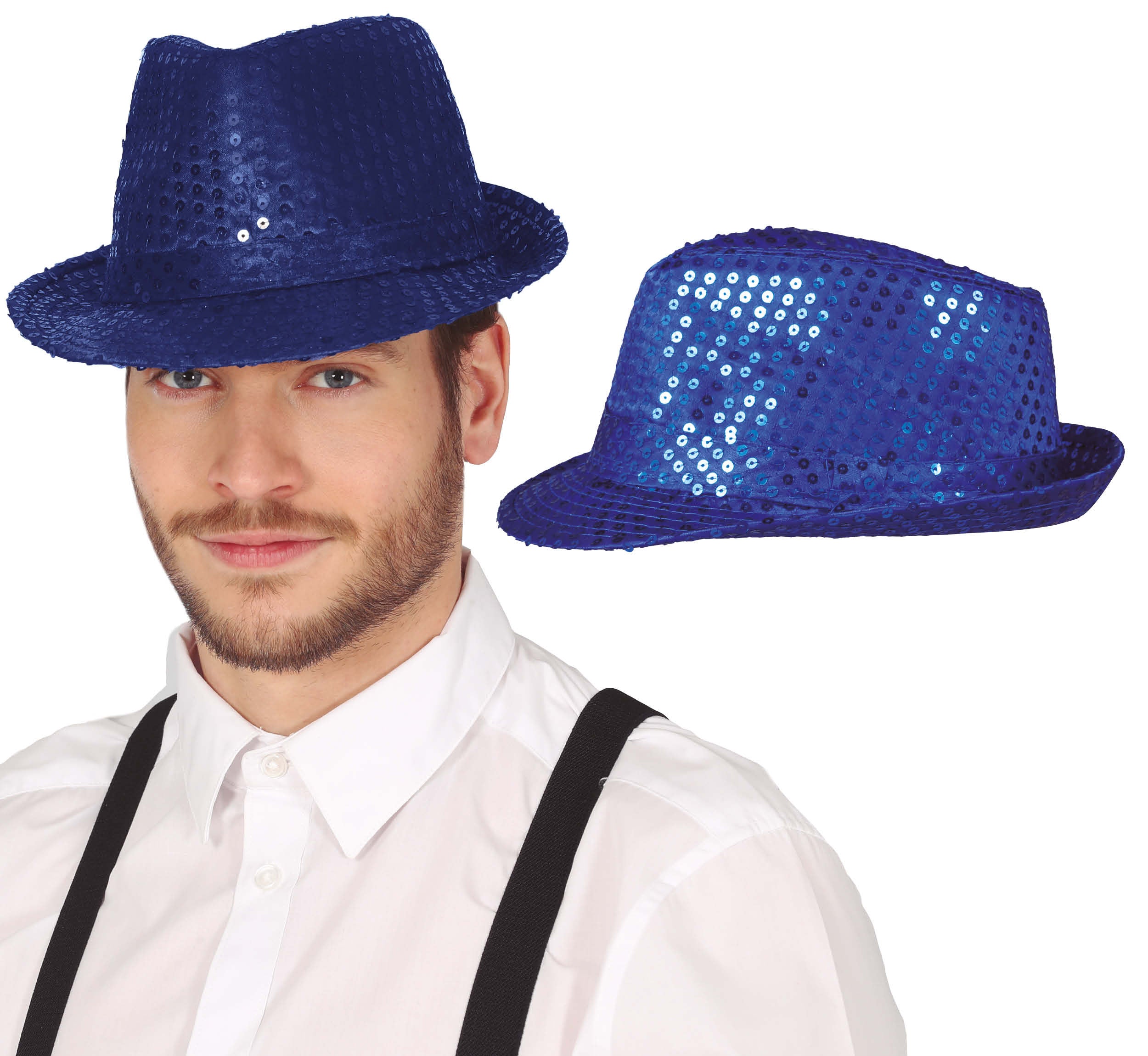 SEQUINED GANGSTER HAT