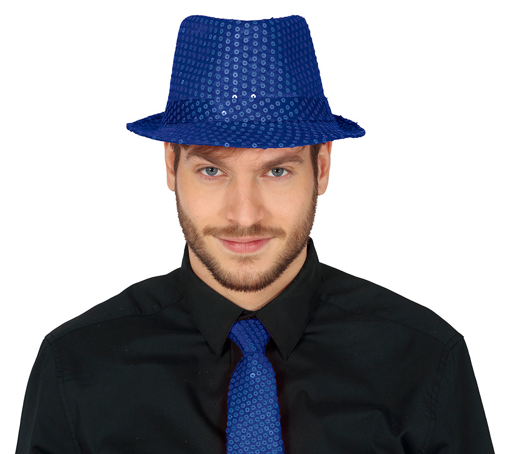 SEQUINED GANGSTER HAT