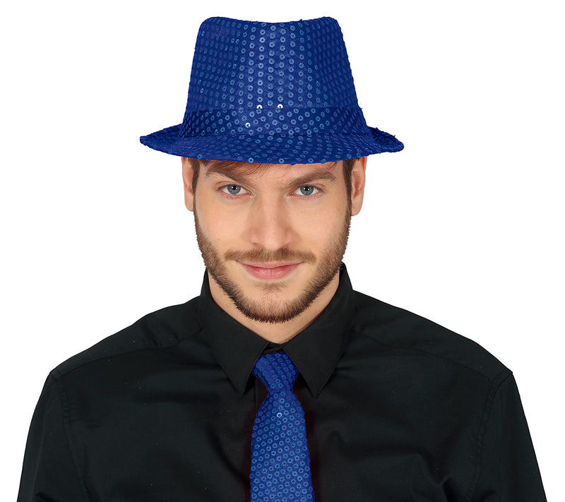 SEQUINED GANGSTER HAT