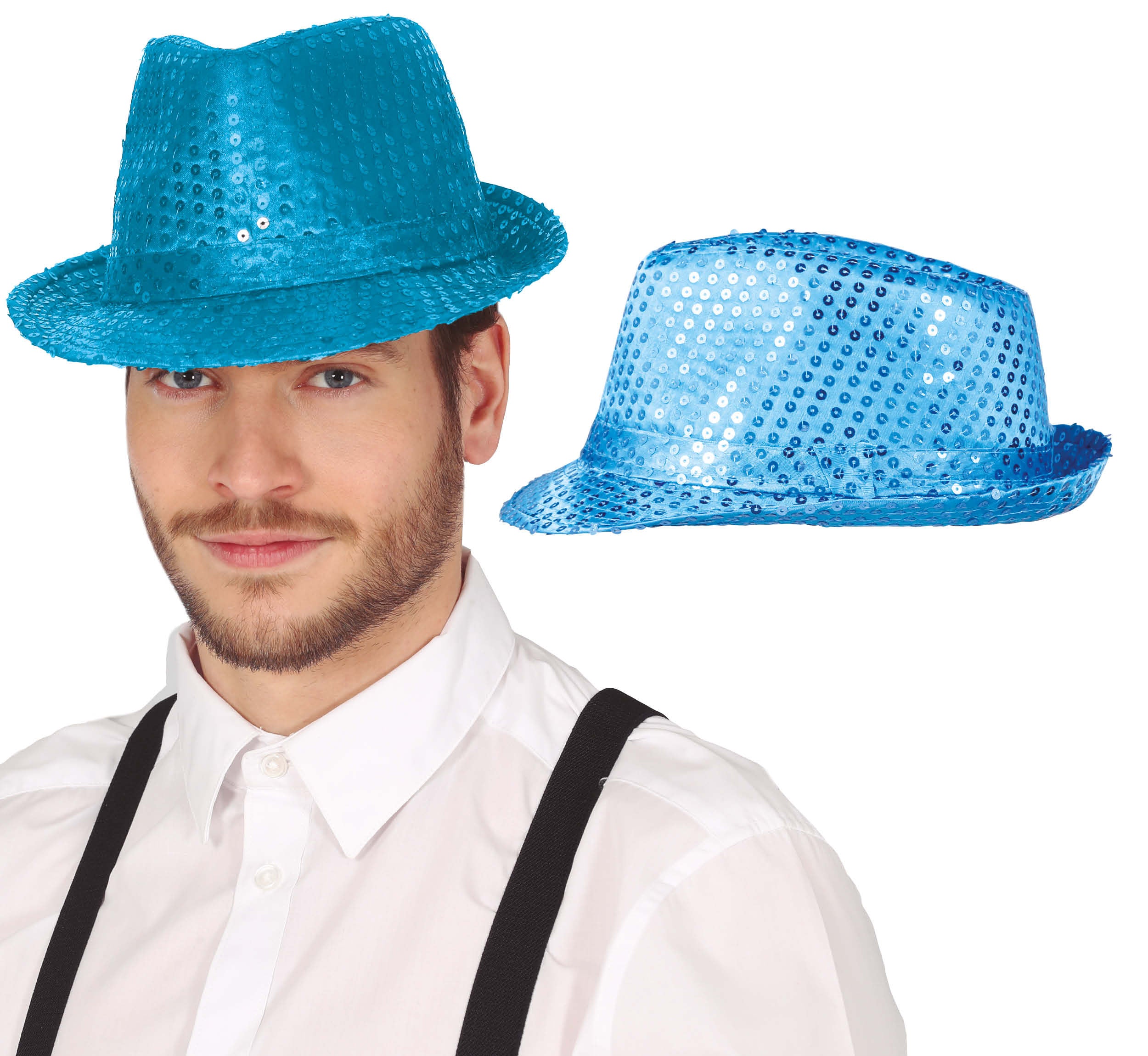 SEQUINED GANGSTER HAT