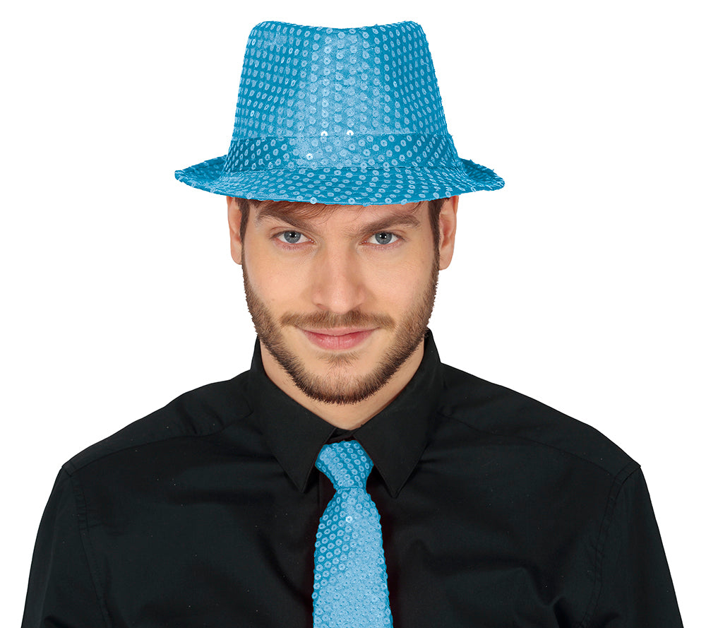SEQUINED GANGSTER HAT