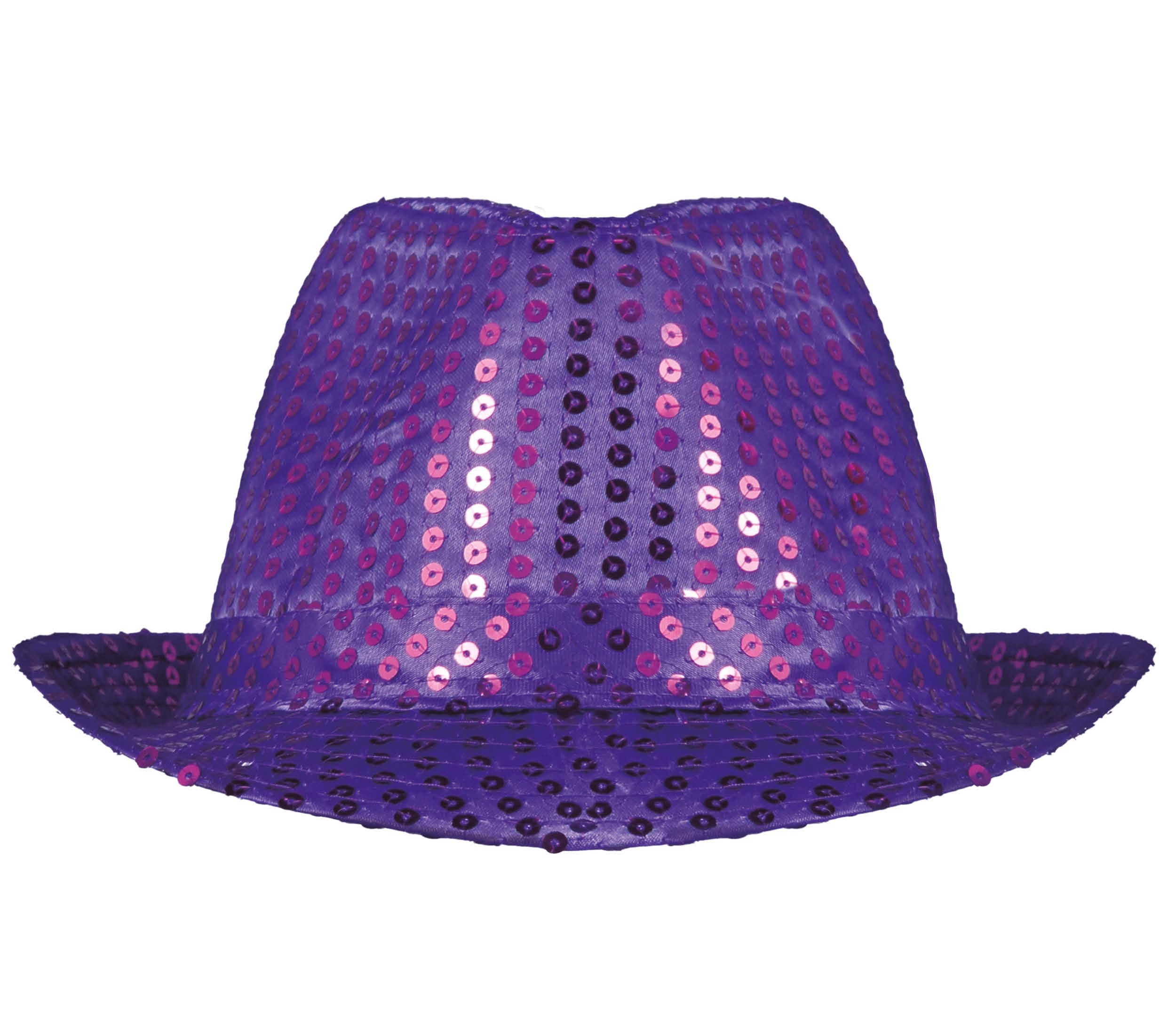 SEQUINED GANGSTER HAT