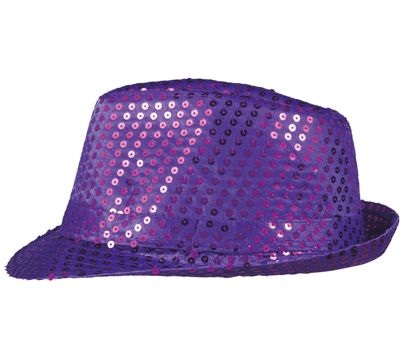 SEQUINED GANGSTER HAT