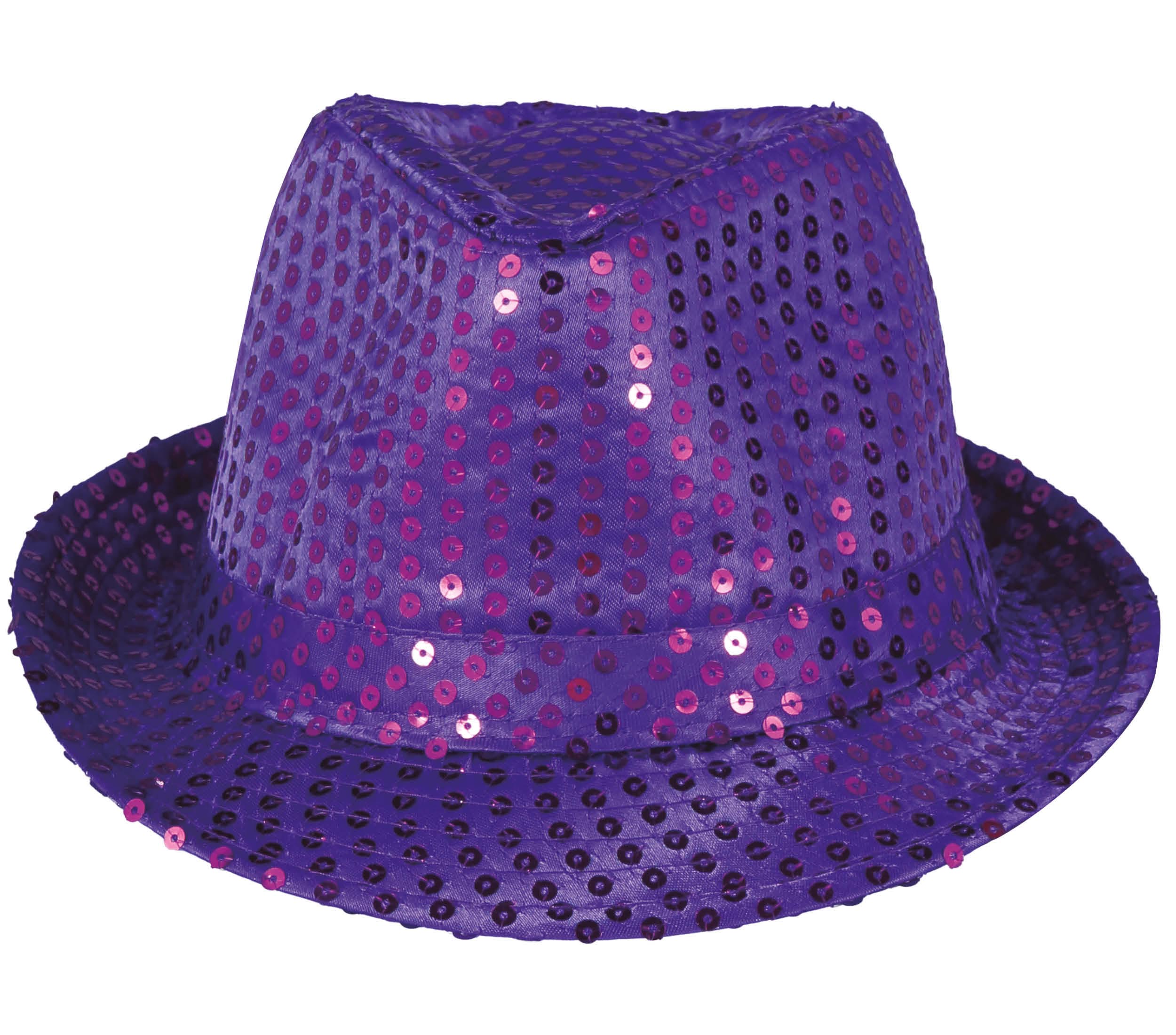 SEQUINED GANGSTER HAT