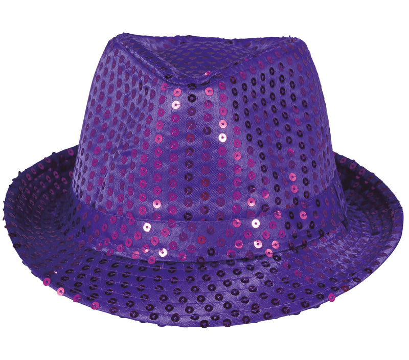 SEQUINED GANGSTER HAT