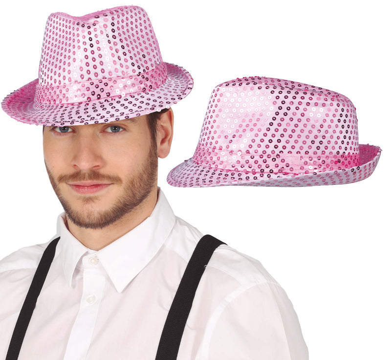 SEQUINED GANGSTER HAT