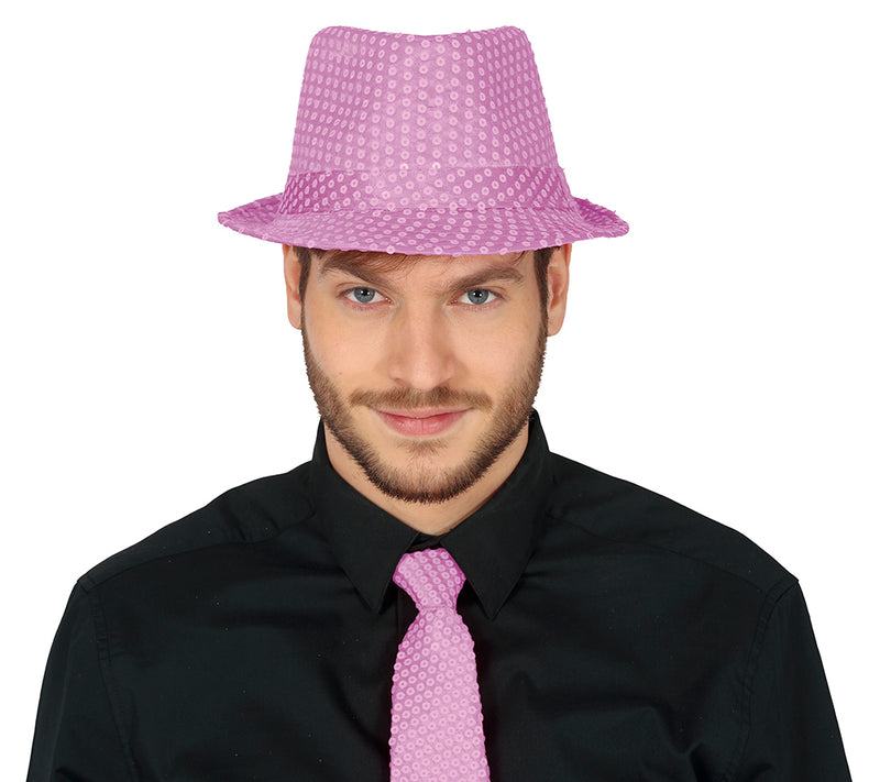 SEQUINED GANGSTER HAT