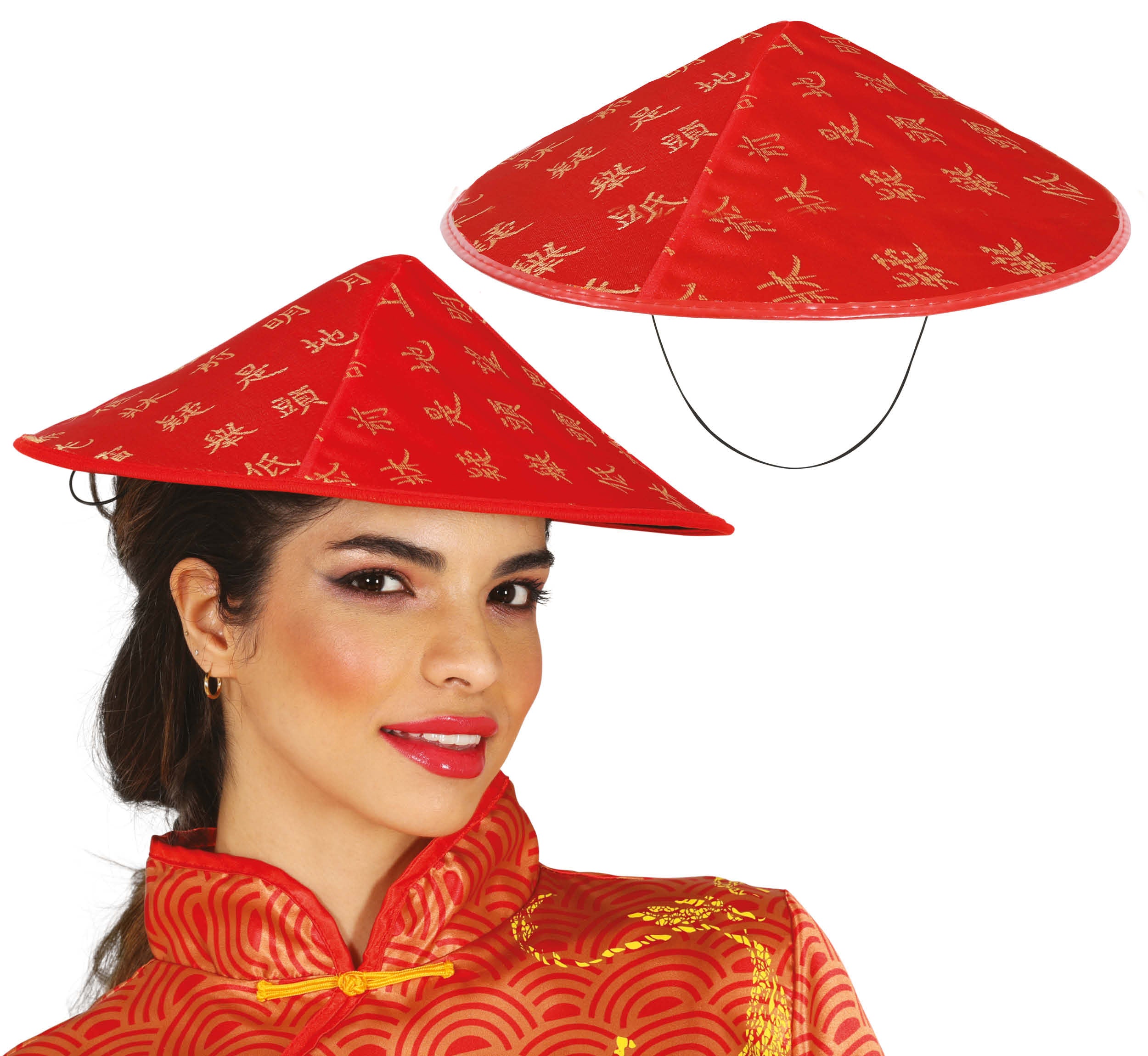 RED JAPANESE HAT