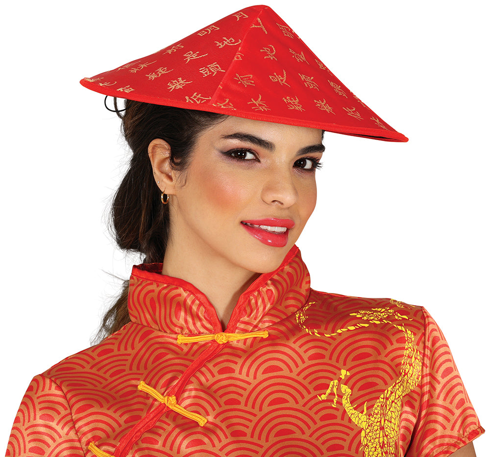 RED JAPANESE HAT