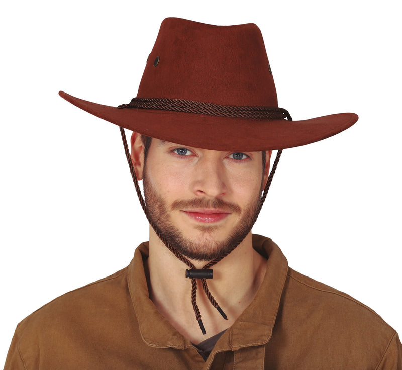 BROWN COWBOY HAT EXTRA BIG