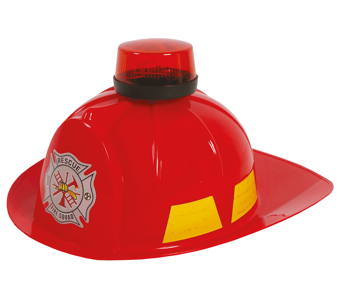 FIREMAN HELMET WITH SIREN, LIGHT AND SOU