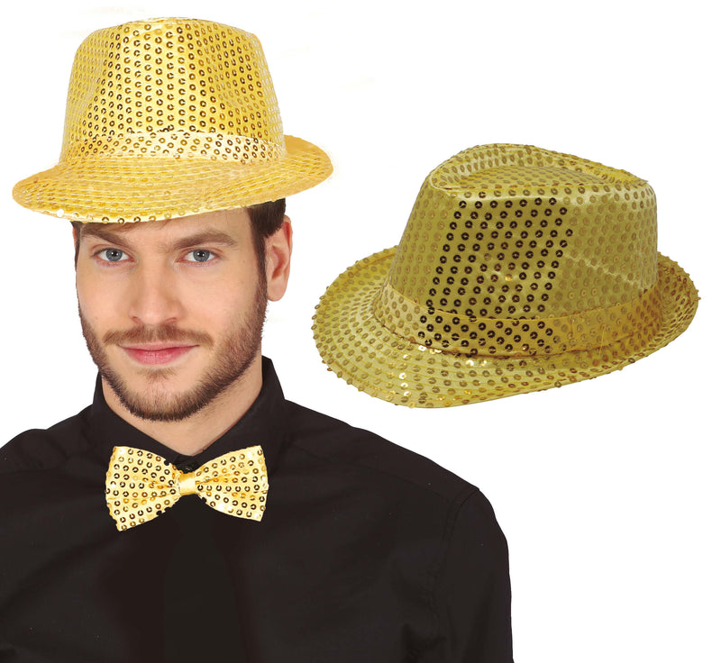 SEQUINED GANGSTER HAT