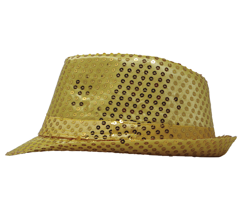 SEQUINED GANGSTER HAT