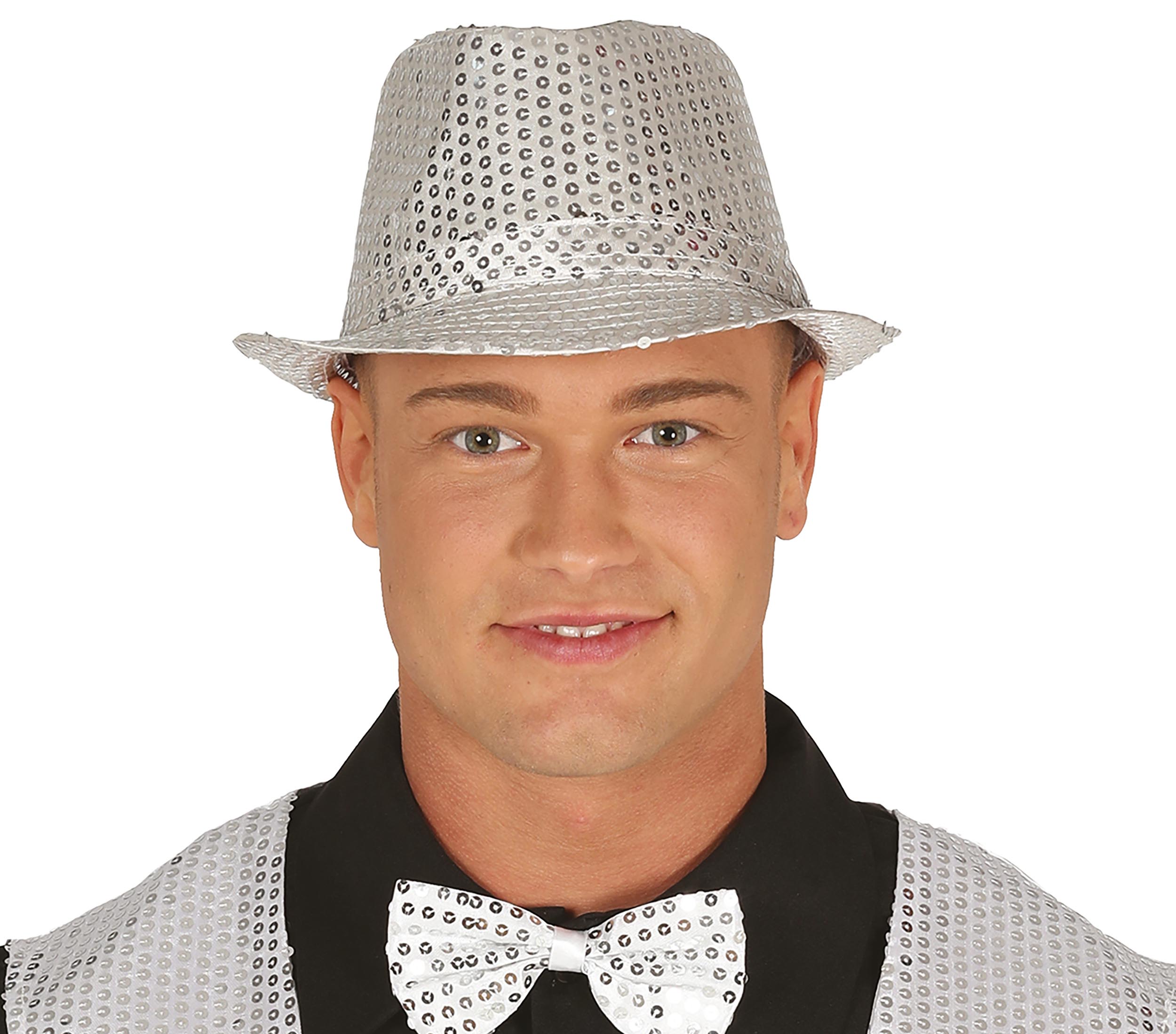 SEQUINED GANGSTER HAT