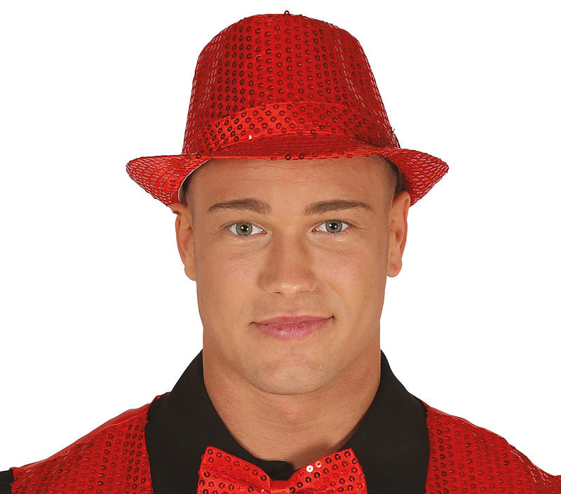SEQUINED GANGSTER HAT