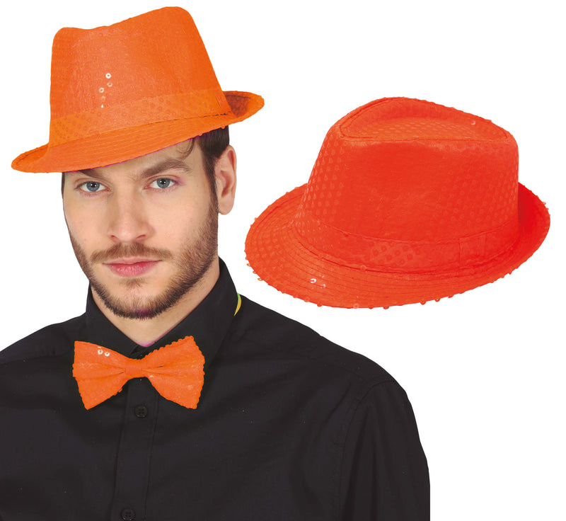 SEQUINED GANGSTER HAT