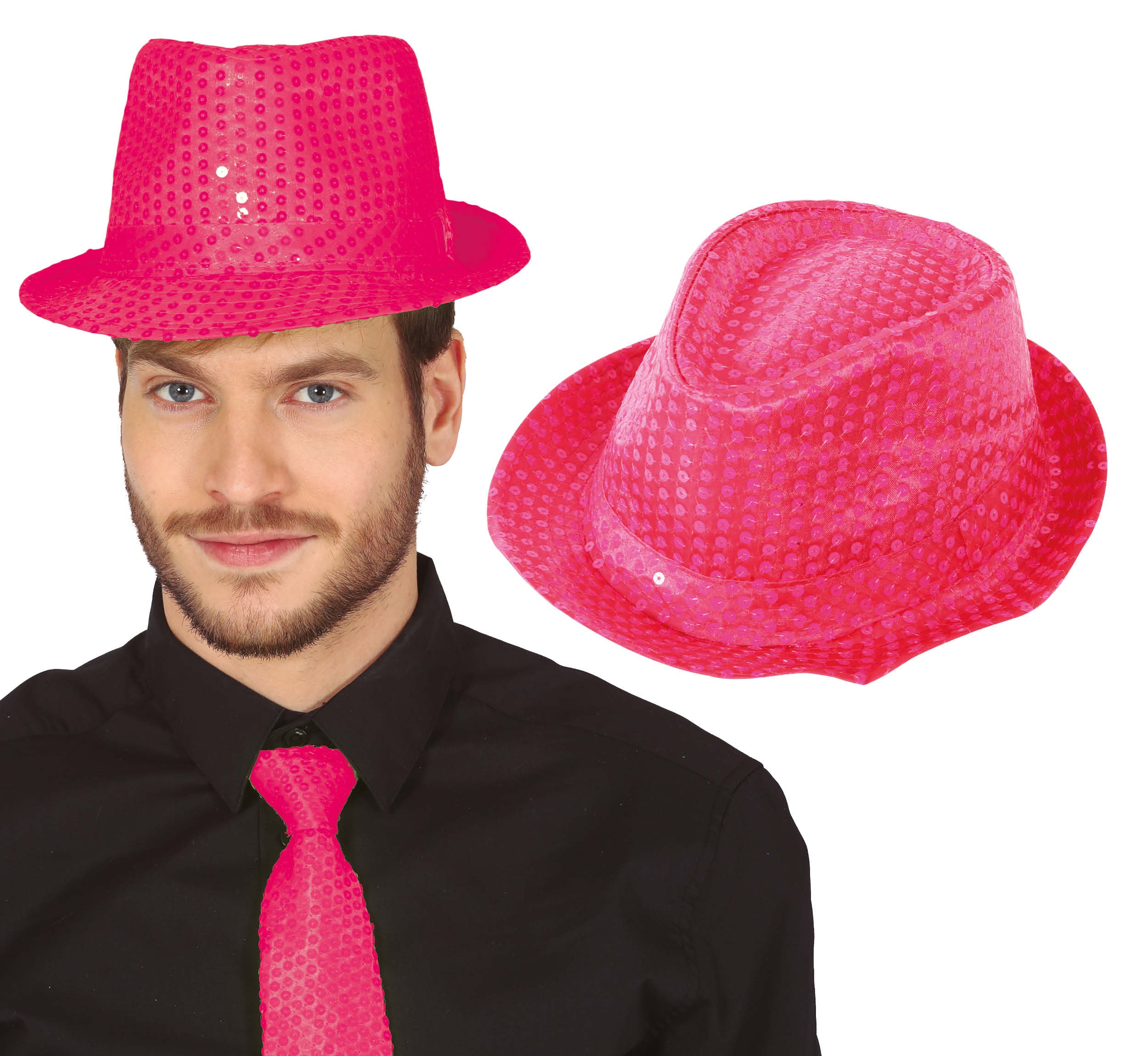SEQUINED GANGSTER HAT