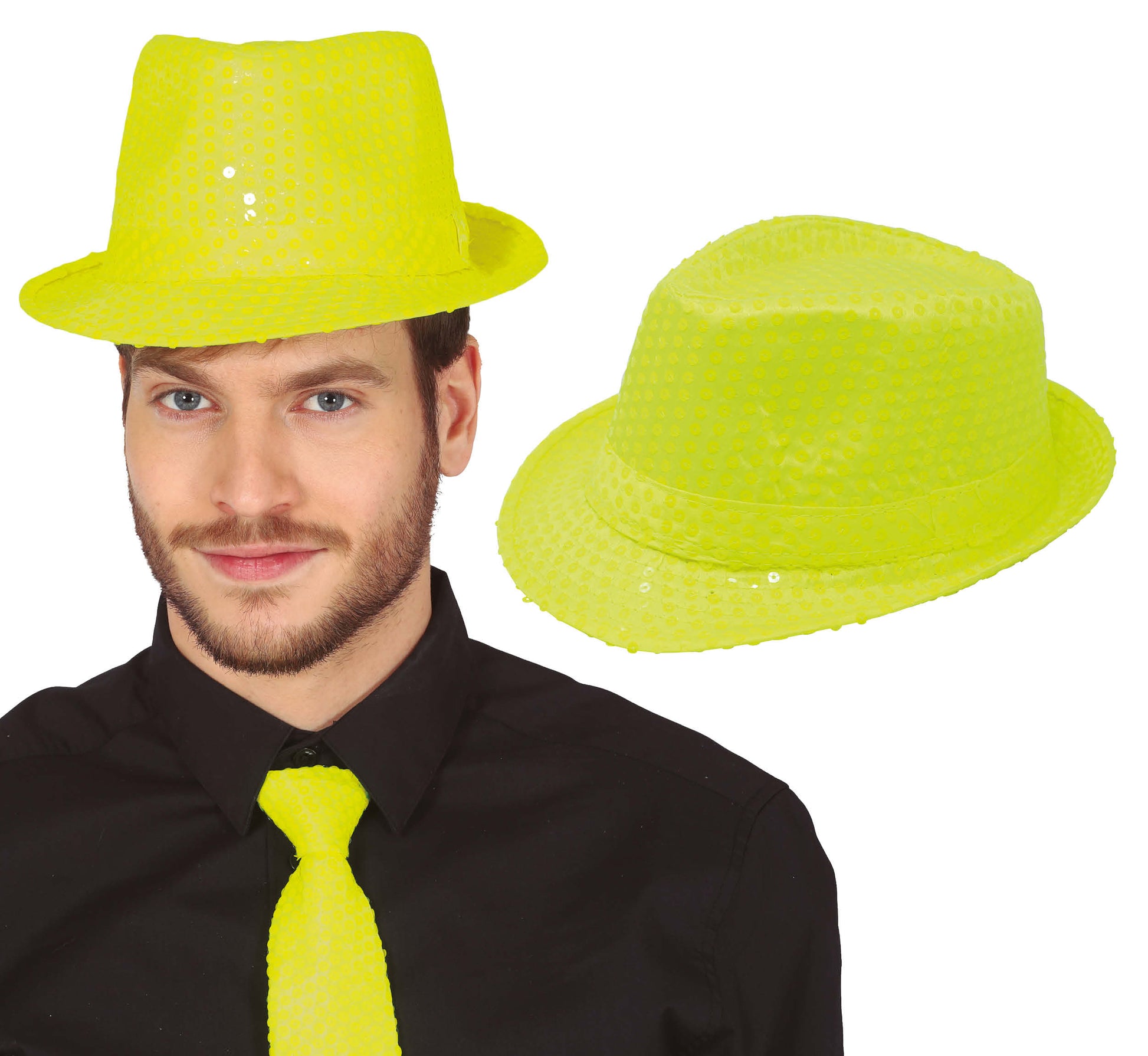 SEQUINED GANGSTER HAT