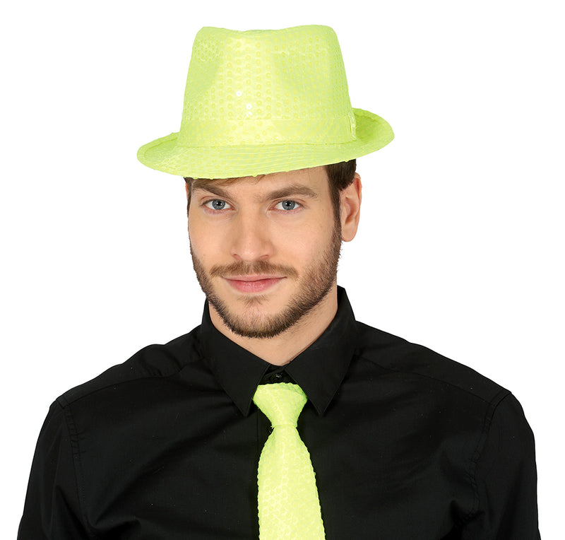 SEQUINED GANGSTER HAT