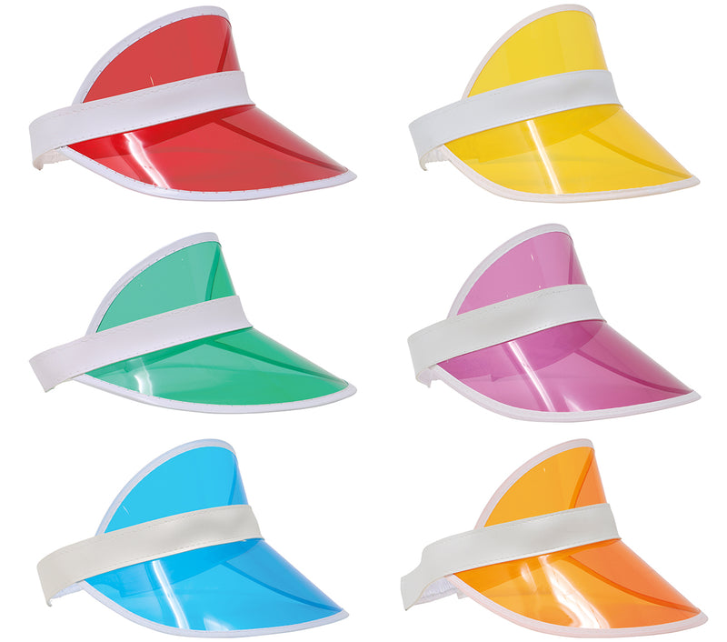 TRANSPARENT HAT ASSORTED COLORS