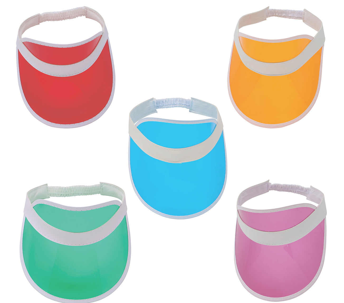 TRANSPARENT HAT ASSORTED COLORS