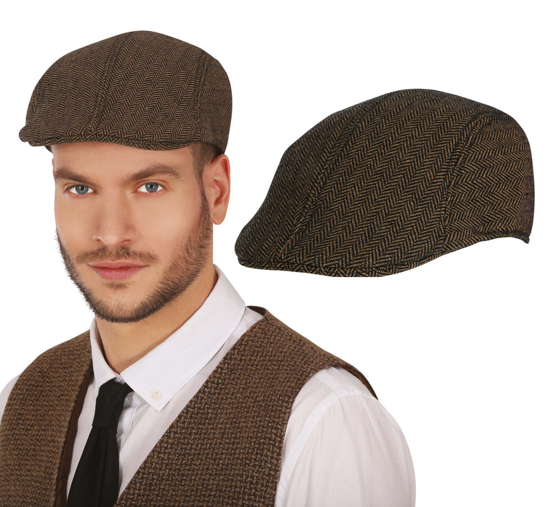 ENGLISH HERRINGBONE BERET