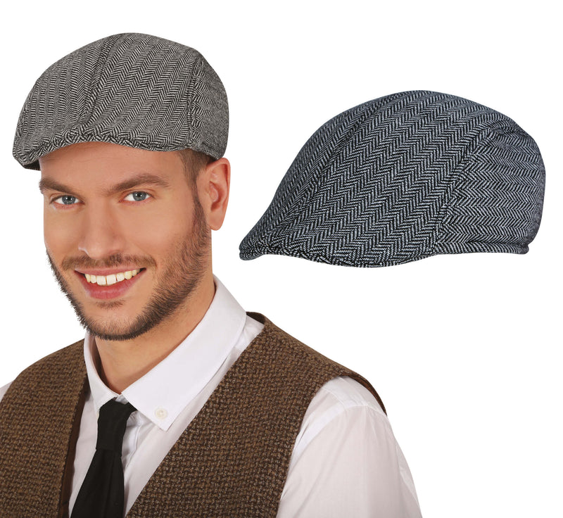ENGLISH HERRINGBONE BERET