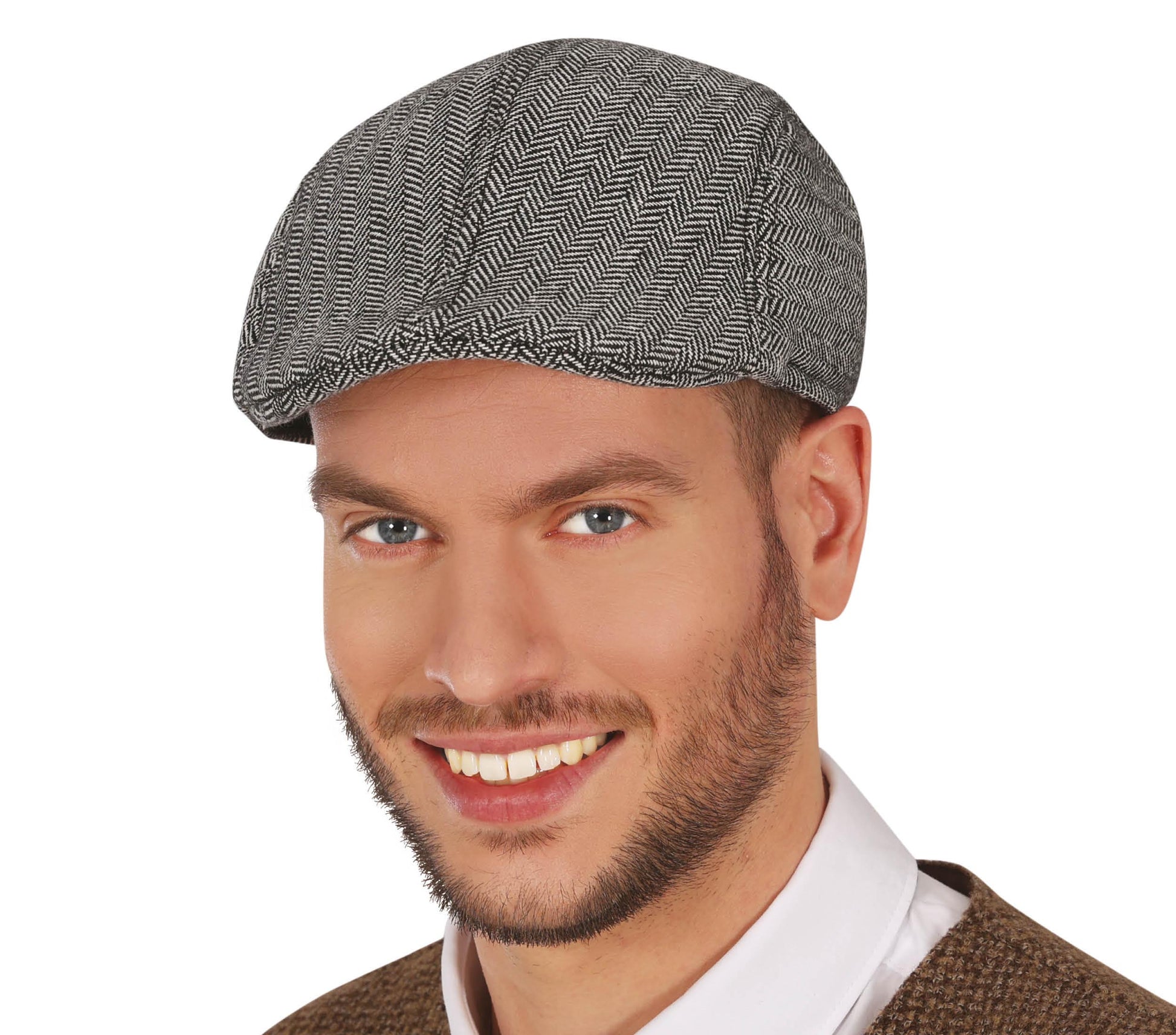 ENGLISH HERRINGBONE BERET